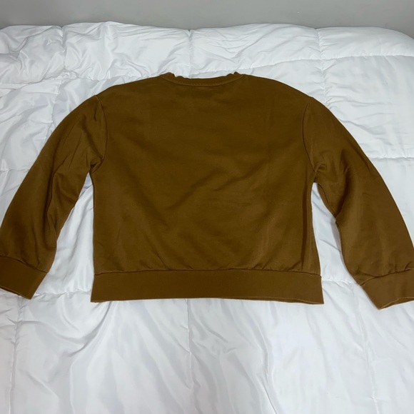 Women's Crewneck - ZARA - Olive - US Small - Basics - Picture 6 of 7